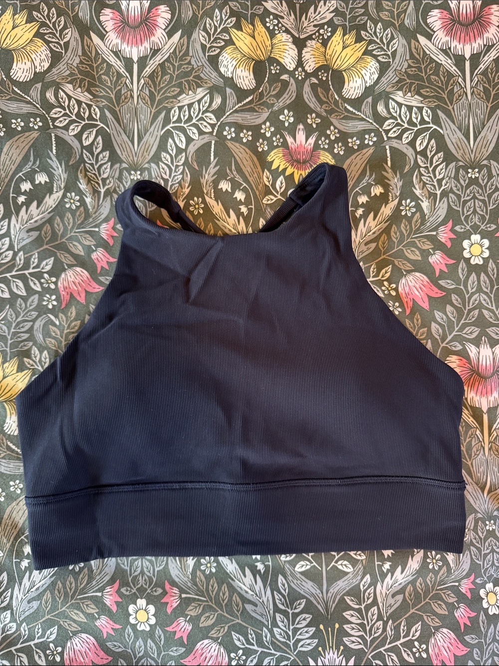 lululemon Energy Textured High-Neck Longline Bra size 10